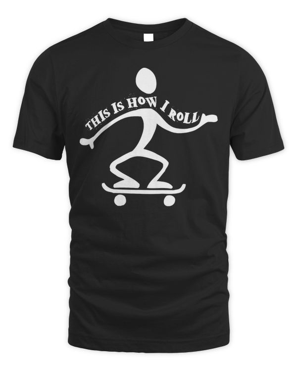 Skate Board Skater Gifts For Teens Skateboard Boys Clothes T-Shirt