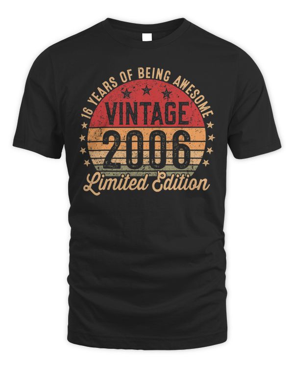 16 Year Old Vintage 2006 Limited Edition 16th Birthday