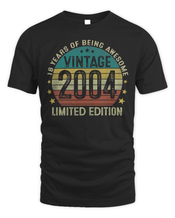 18 Year Old Gifts Vintage 2004 Limited Edition 18th Birthday