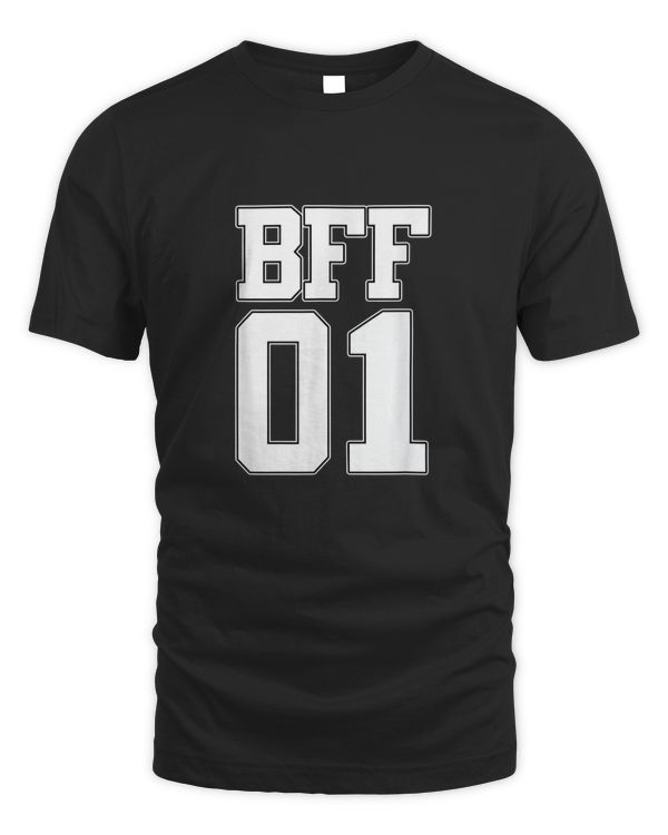 BFF 01 Best Friends Matching Bestie Friendship Day