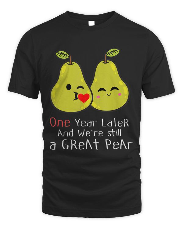 1st Wedding Anniversary Shirt Gifts Funny Couple T-Shirt T-Shirt