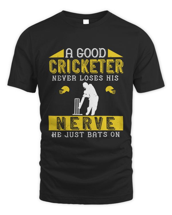 A good cricketer never loses his nerve. He just bats on!-01
