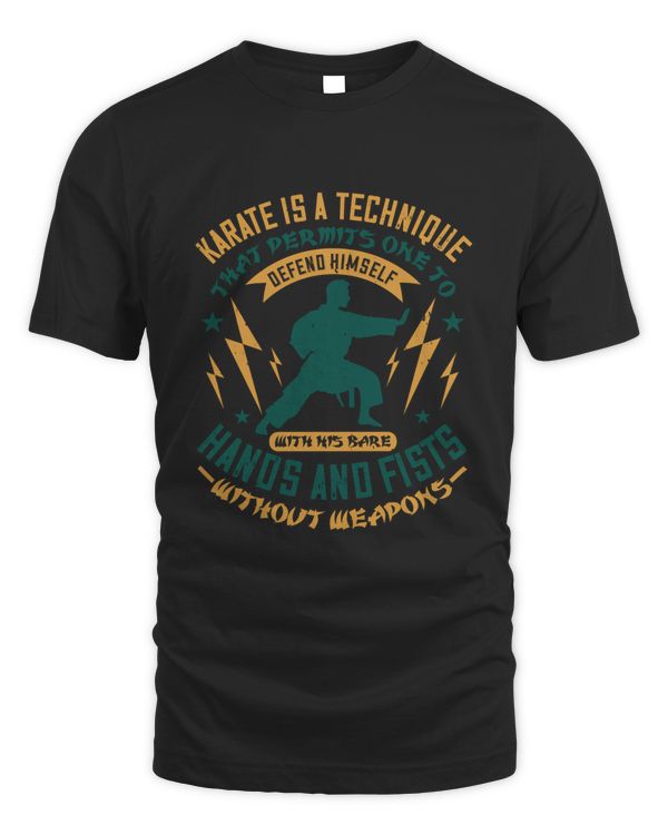 Karate is a technique that permits one to defend himself with his bare hands and fists without weapons-01