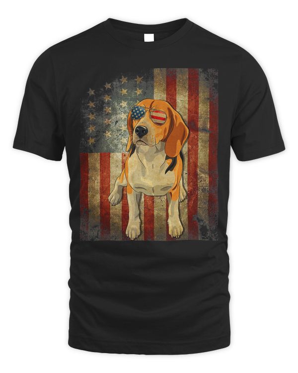 Beagle American Flag Bandana 4th Of July 133 Dog Lover