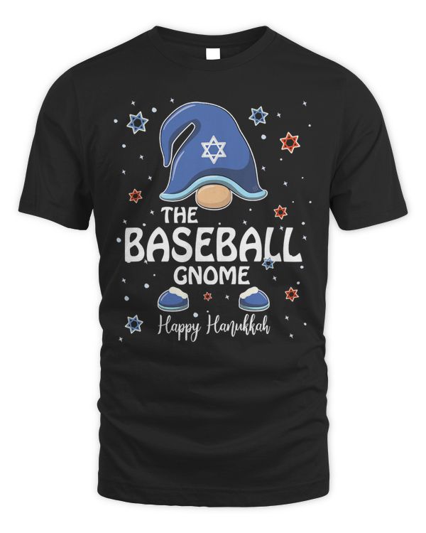 Baseball Baseball Gnome Funny Hanukkah Family Matching Pajama 127