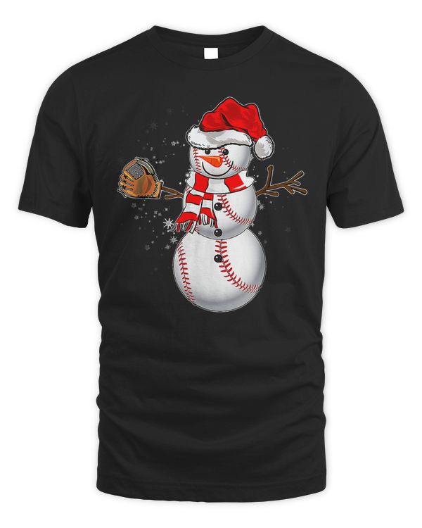 Baseball Baseball Snowman Balls Snow Christmas Pajama Santa Claus 147