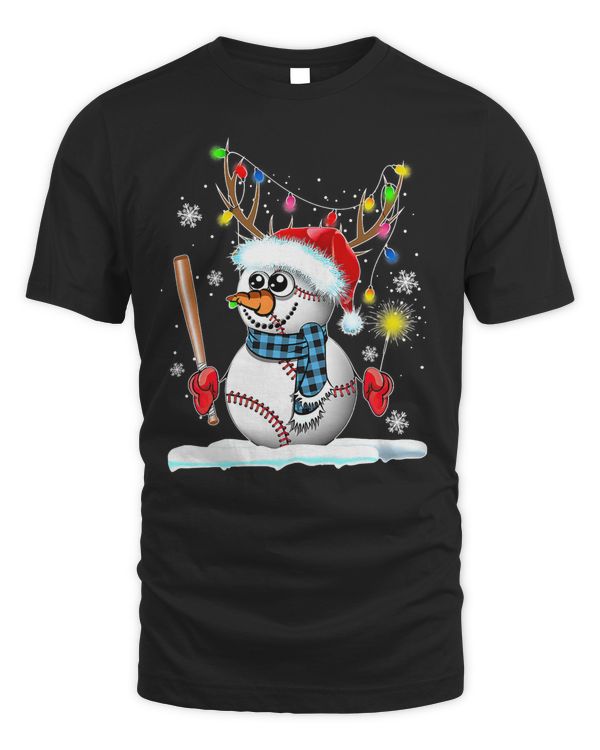 Baseball Baseball Snowman Balls Snowmies Christmas Lights Reindeer 149
