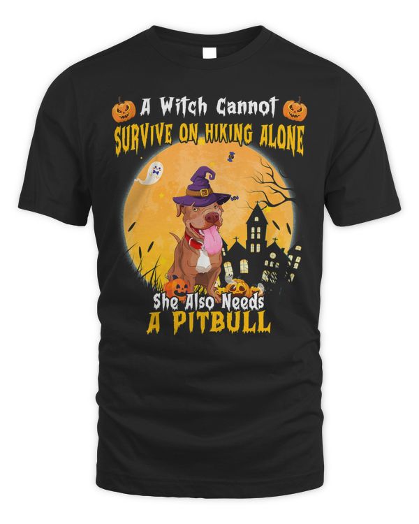 Pitbull Dog A Witch Cannot Survive On Hiking Alone She Needs A Pitbull 259