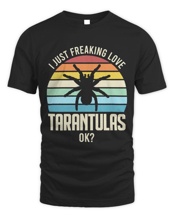I Just Freaking Love Tarantulas Ok Vintage Spider Tarantula Pullover Hoodie