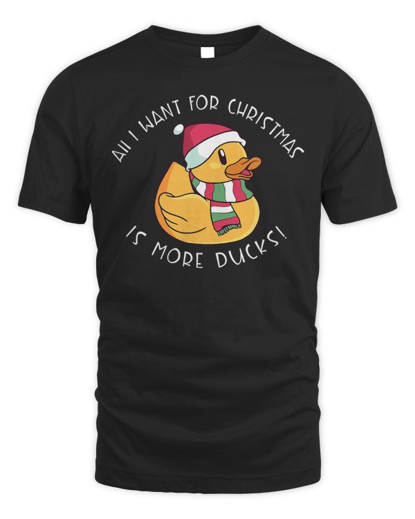 Duck All I Want For Christmas Is More Ducks Rubber Duck 443