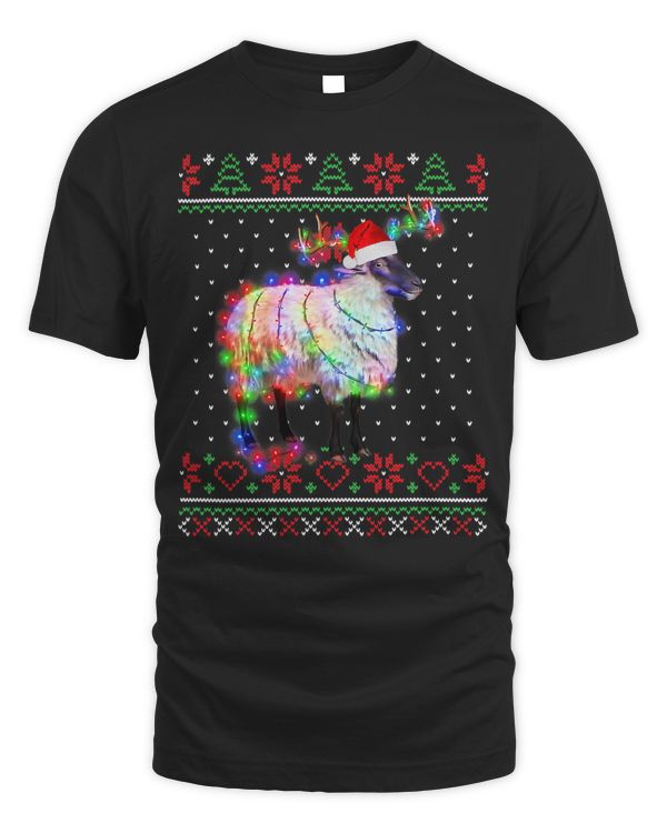 Sheep Animal Ugly Sweater Christmas Puppy Animal Lover 333