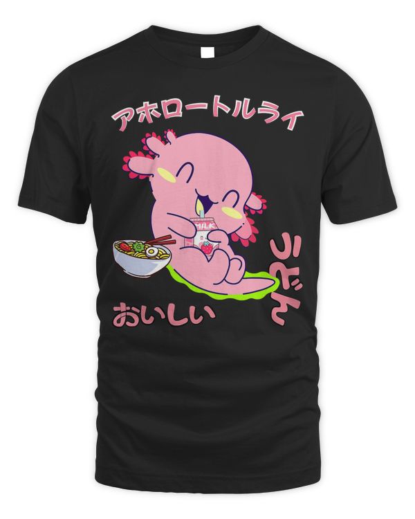 Anime Art Merch Lovers Women Girl Men Vintage Axolotl Life 101
