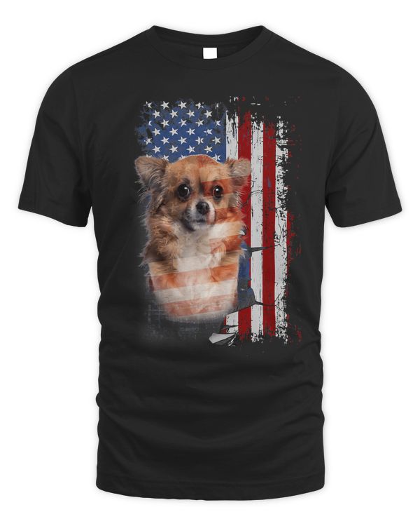 Chihuahua America Flags 313