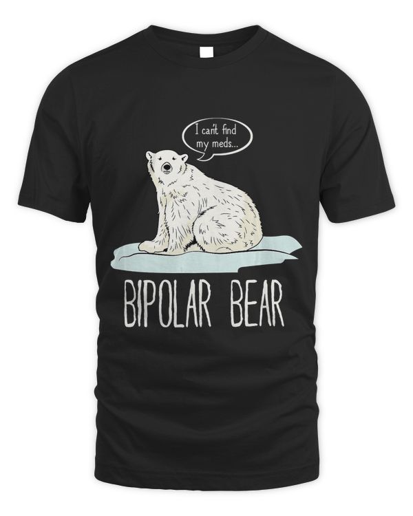 Bipolar Polar Bear Manic Depressive Personality Gift Premium T-Shirt