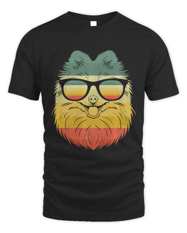Cool Dog Retro Vintage Animal Pet Dog Lover Gift Pomeranian Premium T-Shirt