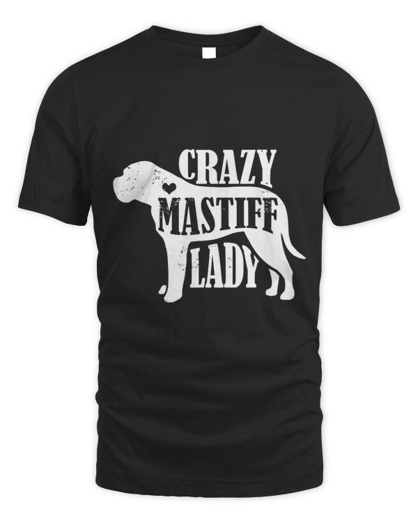 Crazy Mastiff Lady Hoodie - Pet Dog Gifts Women Mom Grandma Pullover Hoodie