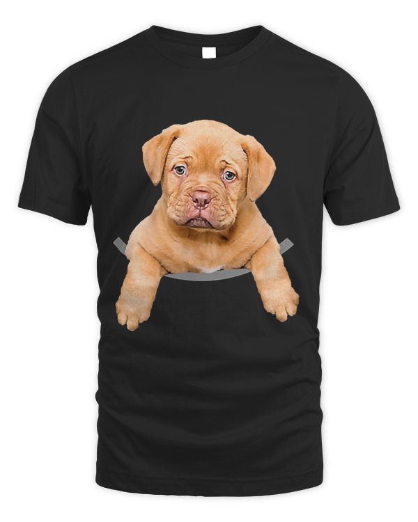 Dogue De Bordeaux in Pocket French Mastiff Dog Puppy Gifts T-Shirt