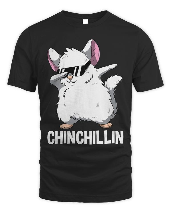Dabbing Chinchillin T Shirt Chinchilla Cute Pet T-Shirt