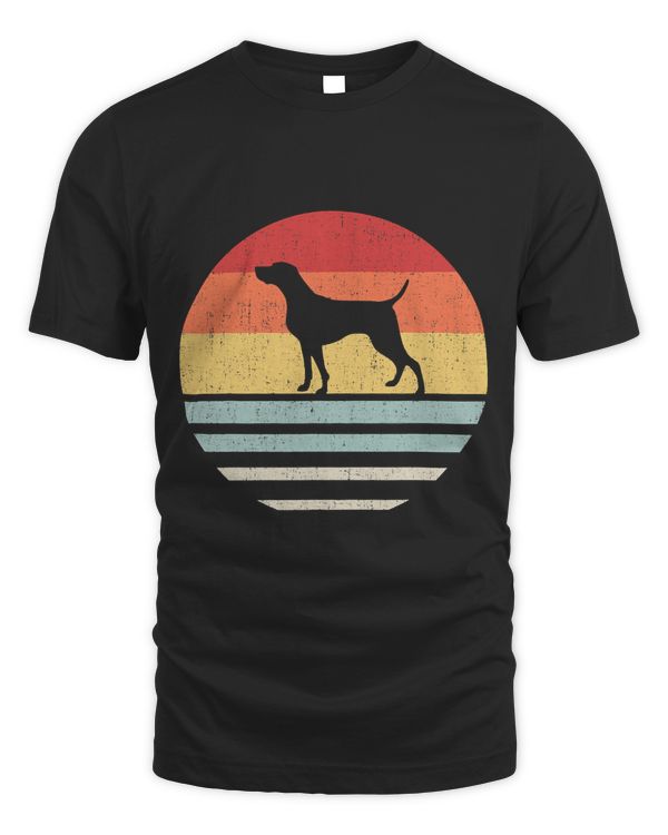 Vintage Retro Weimaraner Dog Mom Dad Cute Dog Lover Owner T-Shirt