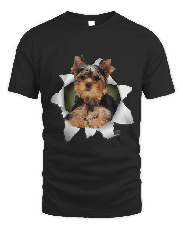Yorkshire Dog Lover Funny Dog Scratch Design - Yorkie Gift T-Shirt