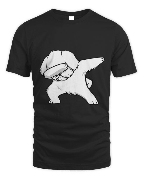Funny Dabbing Maltese Dog Birthday Party Gift Shirt