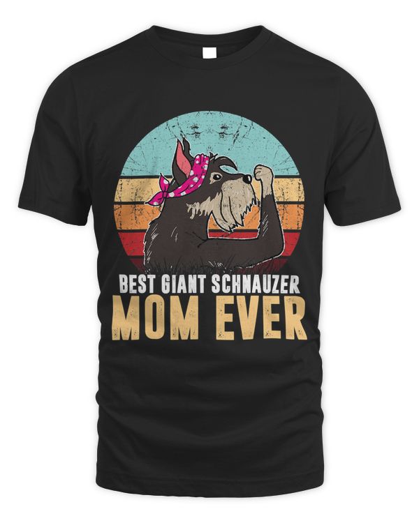 Best Dog Mom Ever Miniature Schnauzer Mother's Day Gifts T-Shirt