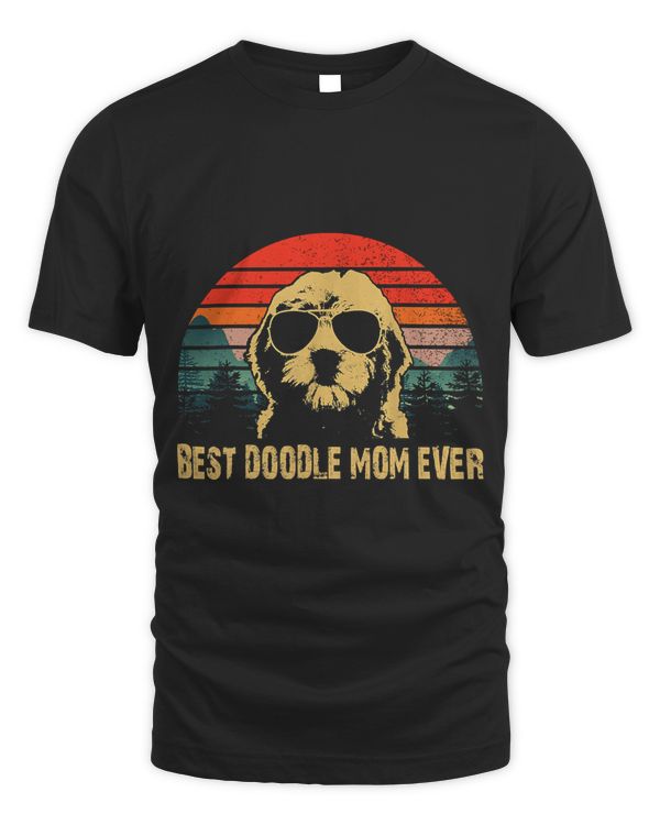 Best Doodle Mom Ever Vintage Gifts T-Shirt