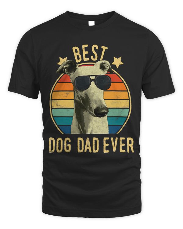 Best Dog Dad Ever Greyhound Father's Day Gift T-Shirt