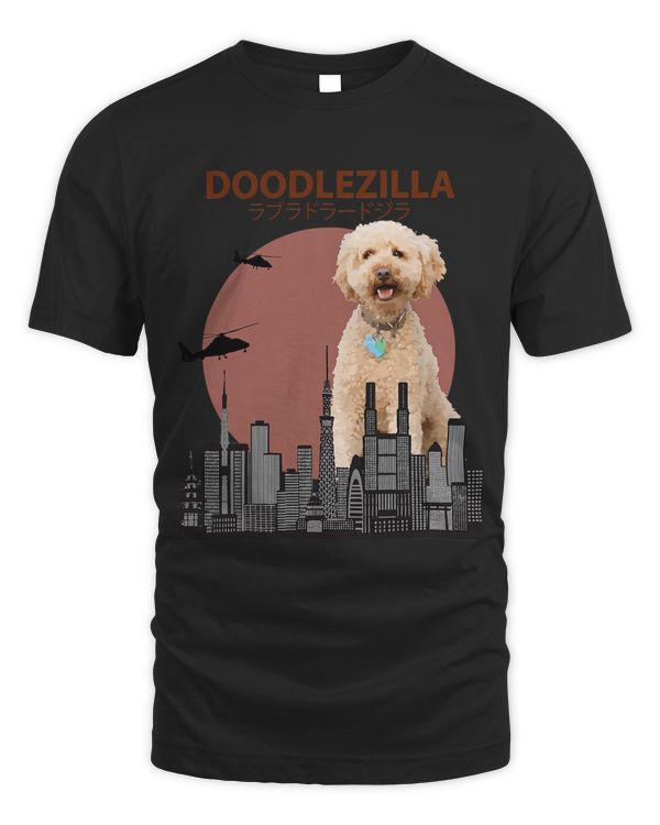 Doodlezilla Labradoodle T-Shirt  Funny Goldendoodle Gift