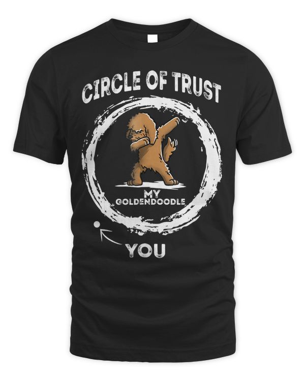 Goldendoodle Dabbing Circle Of Trust T-Shirt Dog Shirt