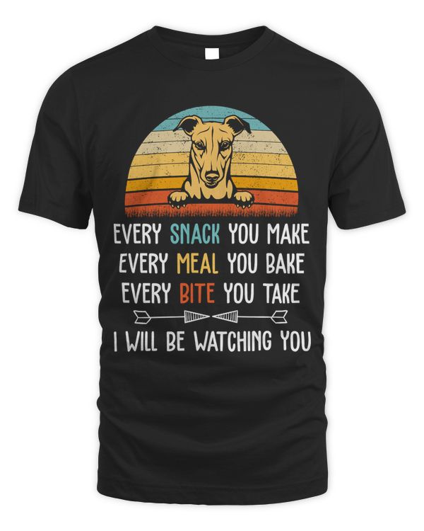 greyhound Every Snack You Make Every Meal You Bake greyhound Long Sleeve T-Shirt