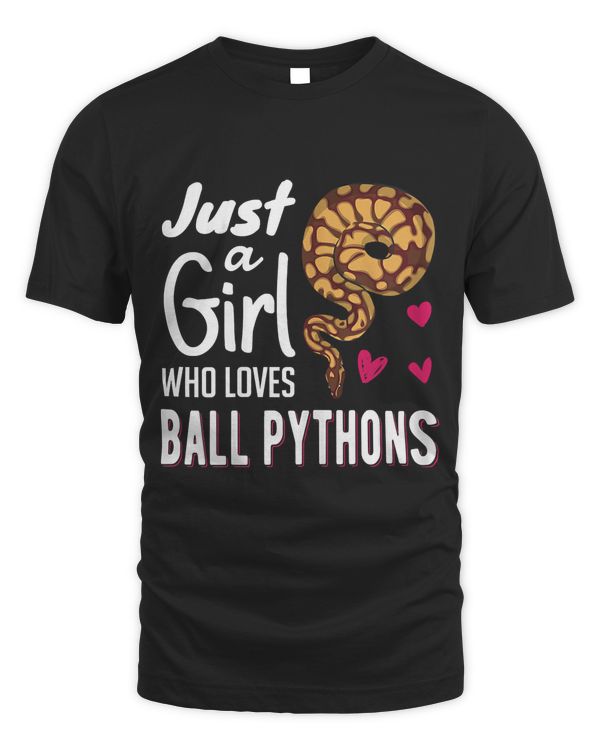 Just A Girl Who Loves Ball Python  Snake Woman T-Shirt