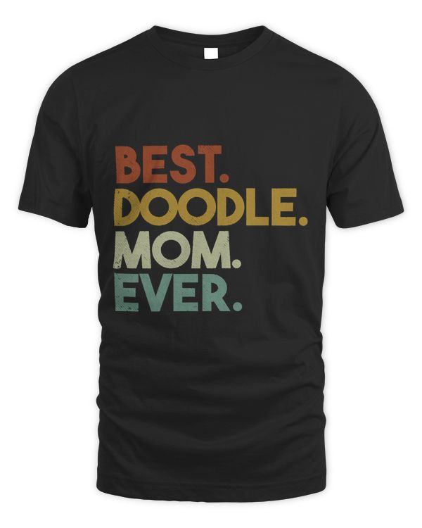 Best Doodle Mom Ever Goldendoodle Labradoodle Retro Pullover Hoodie