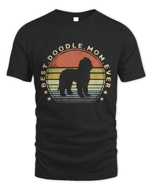 Best Doodle Mom Ever Labradoodle GoldenDoodle Dog Lover Mama Long Sleeve T-Shirt