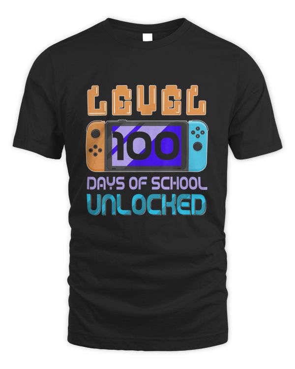Level 100 Days Of School Unlocked Gamer Video Games Boys