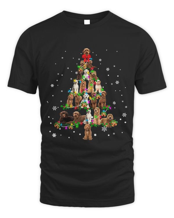 Labradoodle Christmas Tree X-Mas Gift Sweatshirt
