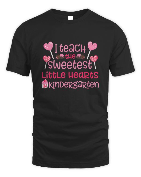 Teacher Valentines Day T Shirt Kindergarten Teacher Gift