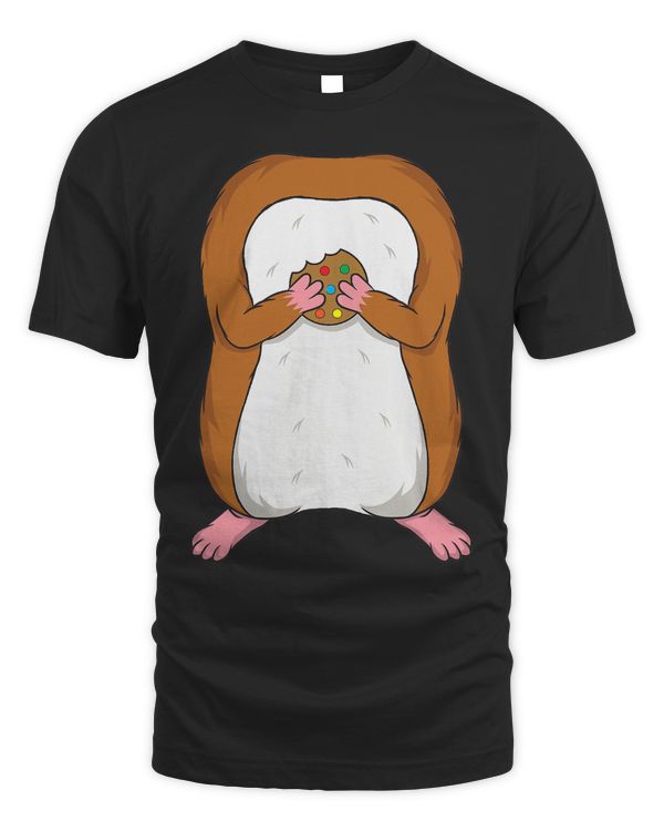 Funny Hamster Body Headless Halloween Easy Costume Outfit T-Shirt