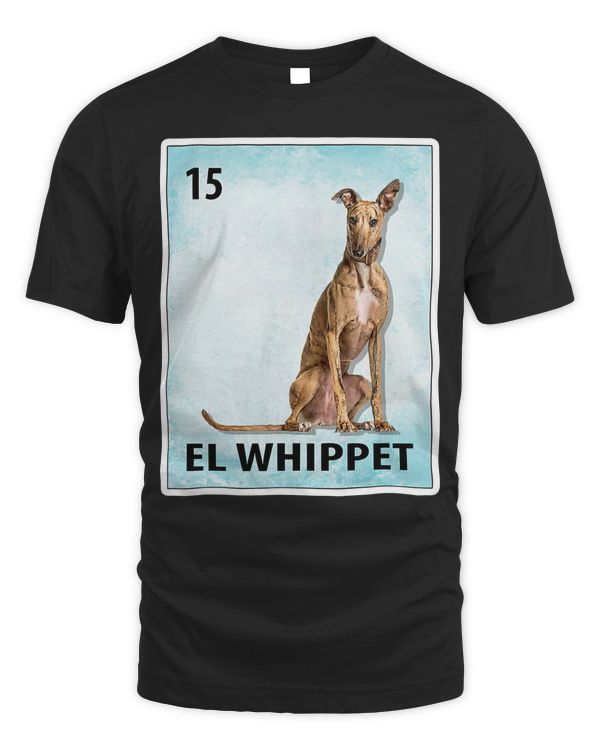 El Whippet Mexican Whippet Cards T-Shirt