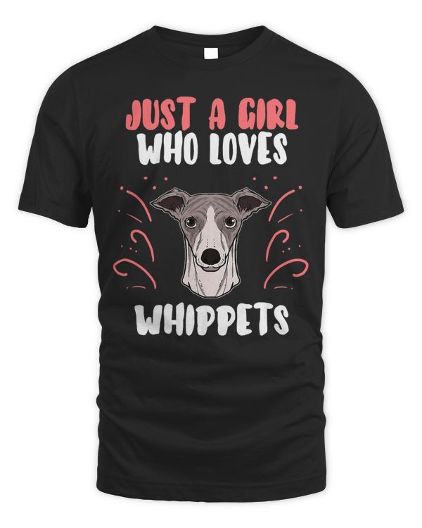 Just A Girl Who Loves Whippets Dog Puppy Costume T-Shirt