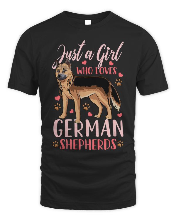 German Shepherd Dog Just a Girl Who Loves German Shepherds 164 Dog Mom Dog Dad