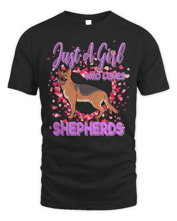 German Shepherd Dog Just A Girl Who Loves German Shepherd Dog Lover Designs 79 Dog Mom Dog Dad