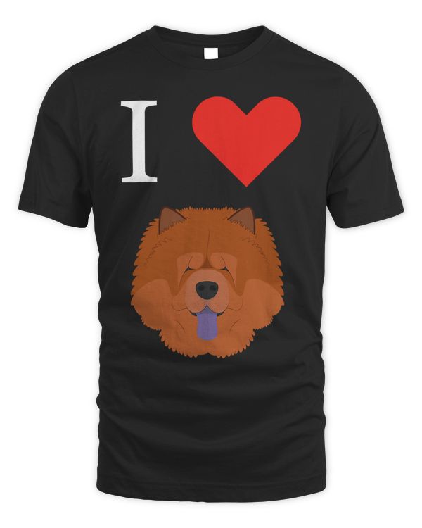 I Love My Chow Chow T-Shirt Dog Lover Tees