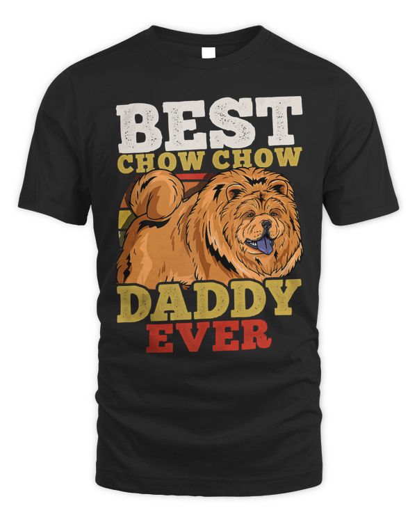 Chow Chow Daddy Dog Dad Retro Gift Tank Top