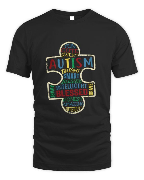Autism awareness puzzle piece