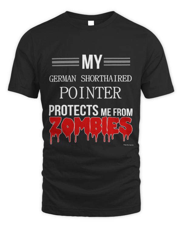 Funny Zombie German Shorthaired Pointer - Dog Shirt T-Shirt
