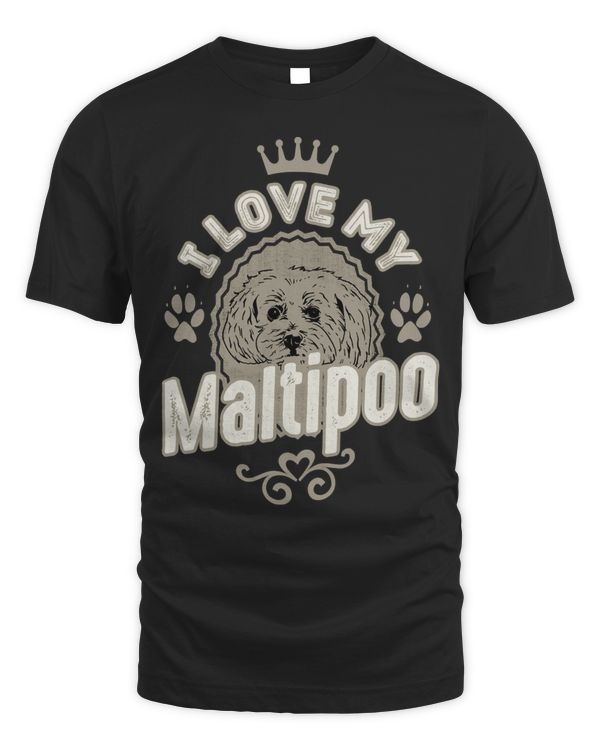 I Love My Maltipoo Pullover Hoodie