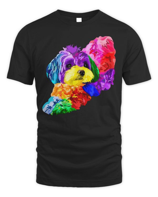 Dog Lover Gifts Havanese For Womens Colorful Havanese Mens T-Shirt