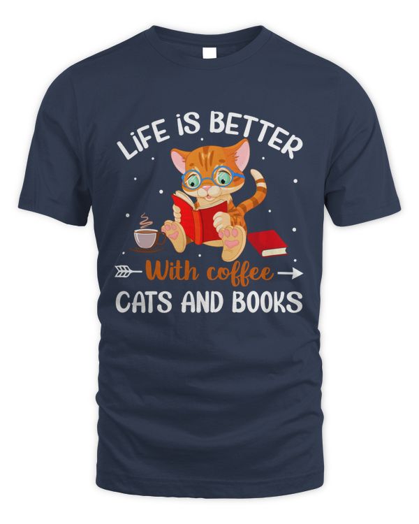 Coffee Shirt, Love Coffee T-Shirt, Coffee Life, Coffee and Books (15)