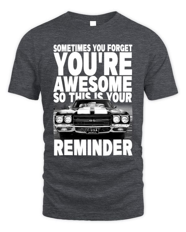 You're Awesome Reminder Car T-Shirt